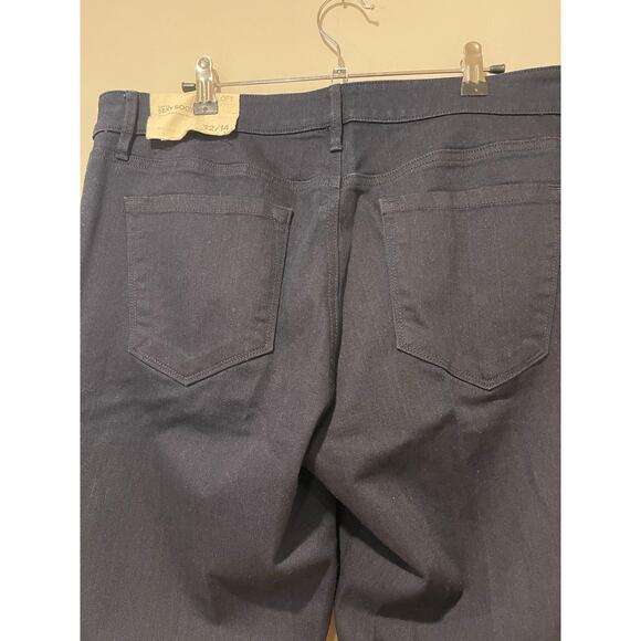 Loft NWT Womens Curvy Sexy Boot Jeans Denim Dark Wash Bootcut Mid Rise Size 32 - Picture 6 of 7